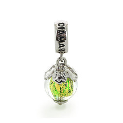 Серебряный шарм-подвеска «Свежесть листвы»