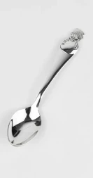 Серебряная детская ложка «Снеговик»