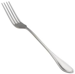Серебряная столовая вилка «Лада»
