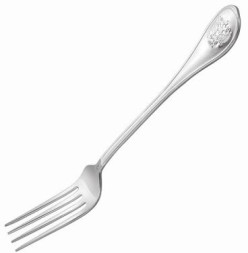 Серебряная столовая вилка «Отечество»