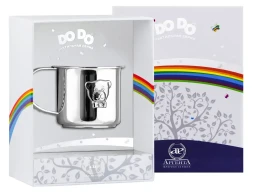 Серебряная детская кружка «Мишка-малыш»