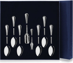 Серебряный чайный набор «Элегант» из 8 предметов