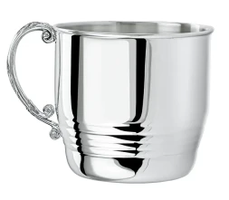 Серебряная детская кружка «Рифленая»