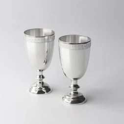 Набор серебряных рюмок «Император» из 2 предметов