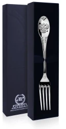 Серебряная столовая вилка «Единство»