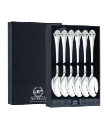 Серебряный чайный набор "Афина" на 6 персон (6 предметов)