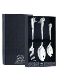 Серебряный столовый набор на 1 персону «Фаворит»