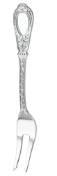 Серебряная вилка для лимона "Фамильная"