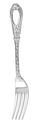 Серебряная столовая вилка "Фамильная"