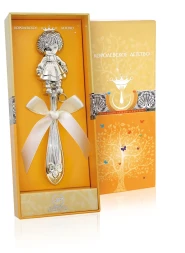 Набор детского серебра «Принцесса» с погремушкой