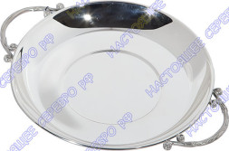 Серебряное детское блюдце