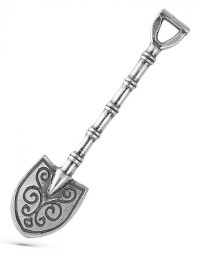 Серебряная ложка-загребушка