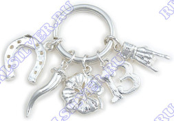 Серебряный брелок «На удачу»