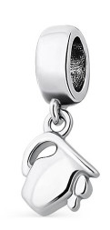 Серебряный шарм-подвеска