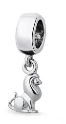 Серебряный шарм-подвеска