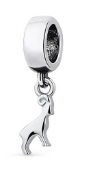 Серебряный шарм-подвеска