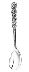 Серебряная чайная ложка «Подарочная» с чернением
