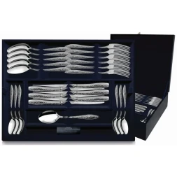 Серебряный столовый набор "Морозко" на 12 персон (48 предметов)