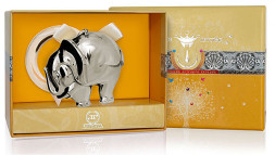 Серебряная погремушка «Слон» на кольце