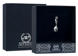 Серебряная ложка-загребушка «Мышка»