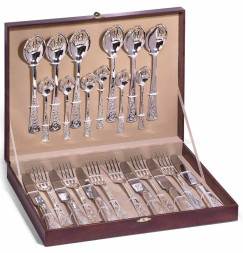 Серебряный столовый набор «Стиль» на 6 персон