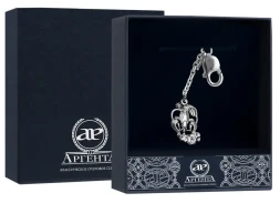 Серебряный брелок «Зодиак-Рак»