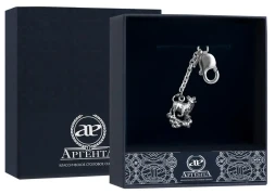 Серебряный брелок «Зодиак-Телец»