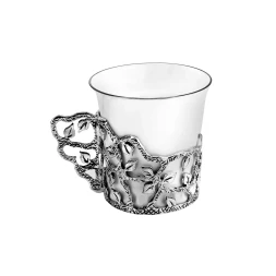 Серебряный набор для кофе «Листопад»