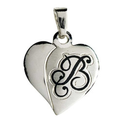 Подвеска «Валентинка» , буква «В»