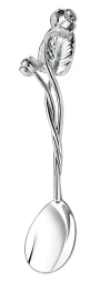 Набор серебряных чайных ложек «Цветы России»