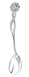 Набор серебряных чайных ложек «Цветы России»