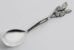 Серебряная ложка к солонке «Охотничья»