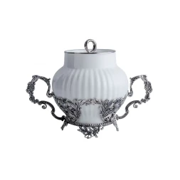 Серебряная сахарница «Симфония» с чернением