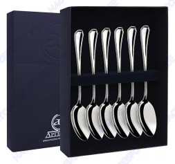 Серебряный набор чайных ложек «Элегант»