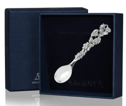 Серебряная ложка для соли «Натюрморт»