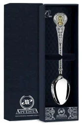 Серебряная чайная ложка «Матрона»