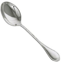 Серебряная чайная ложка «Лада»