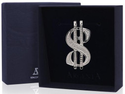 Серебряный зажим для денег «Доллар»