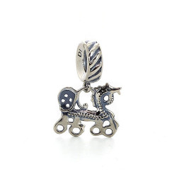 Серебряный шарм-подвеска «Оберег-конек»