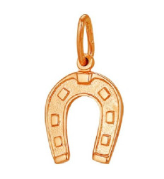 Подвеска «Подкова» с золочением