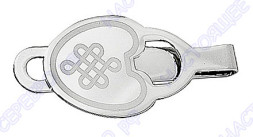 Серебряный зажим для денег