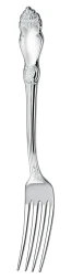 Серебряная столовая вилка "Серебряная роза"