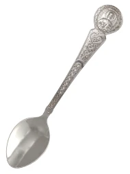 Серебряная чайная ложка "Николай Чудотворец"