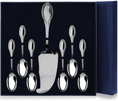 9075 Серебряный чайный набор «Император» из 7 предметов