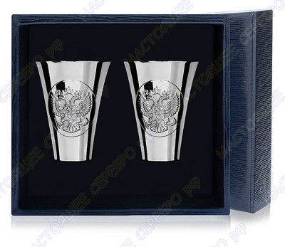 294НБ00801 Винный набор из двух стопок «Герб»