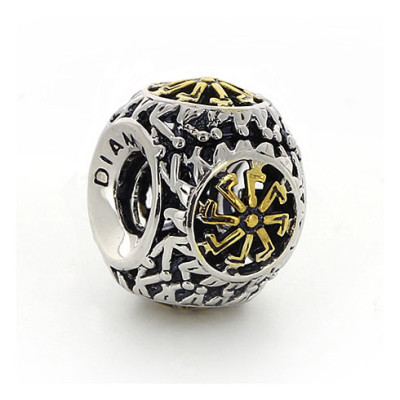 05-0301 Серебряный шарм-подвеска «Крест Лады-Богородицы»